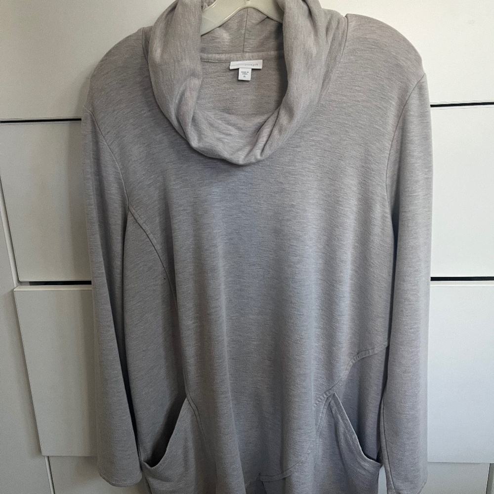 Cozy Tunic Top, Pure Jill, Oatmeal color